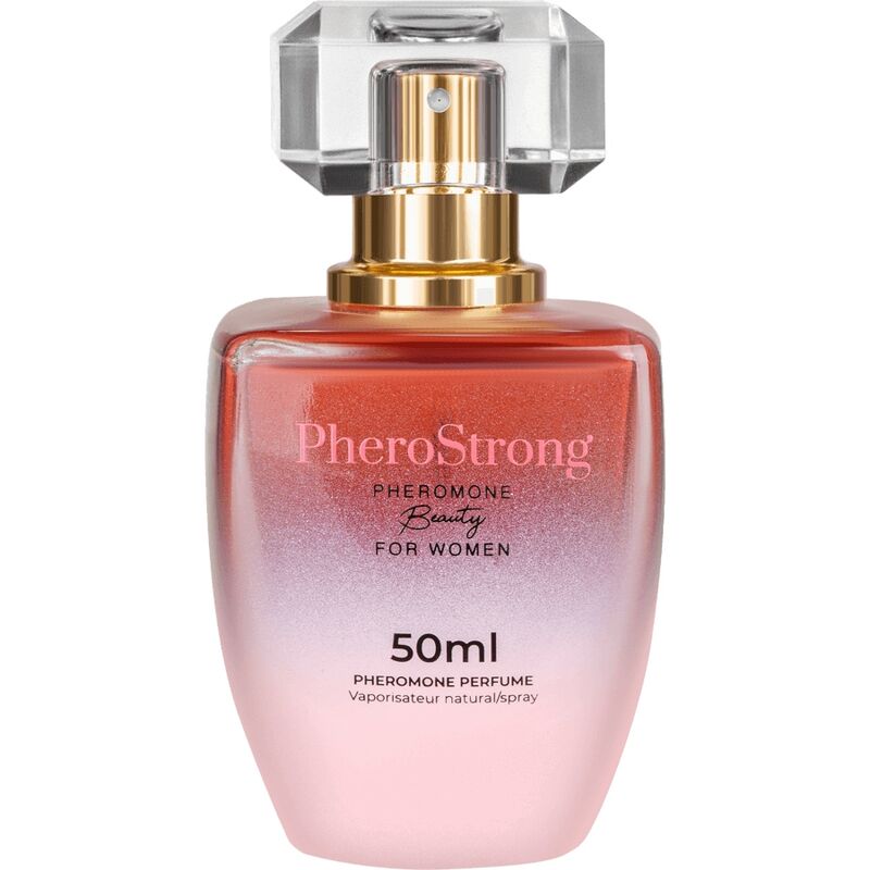 PheroStrong pheromone perfume bottle for women on a white background
