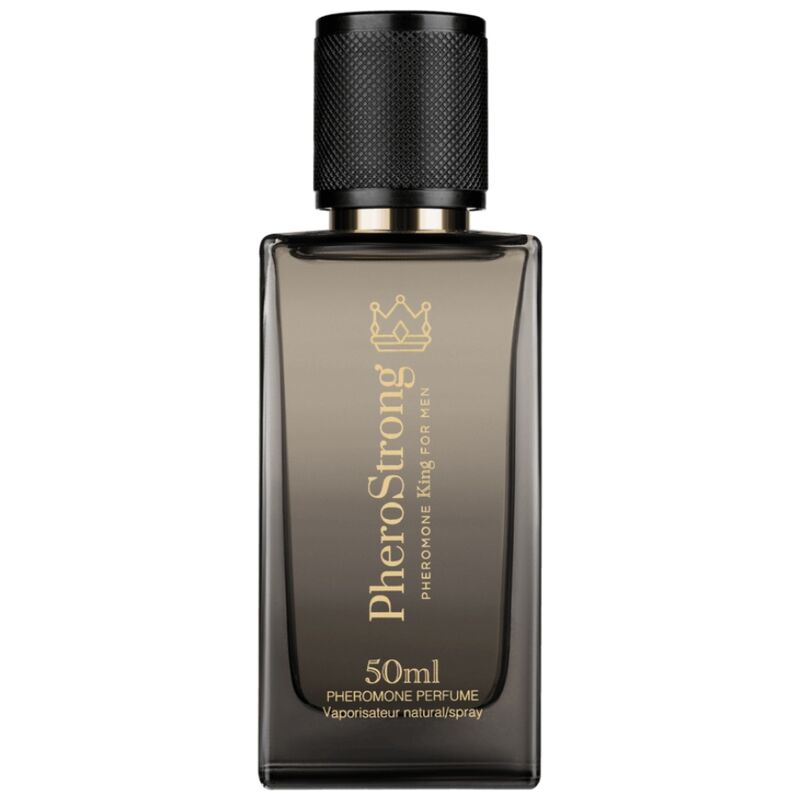 PheroStrong perfume bottle on a white background
