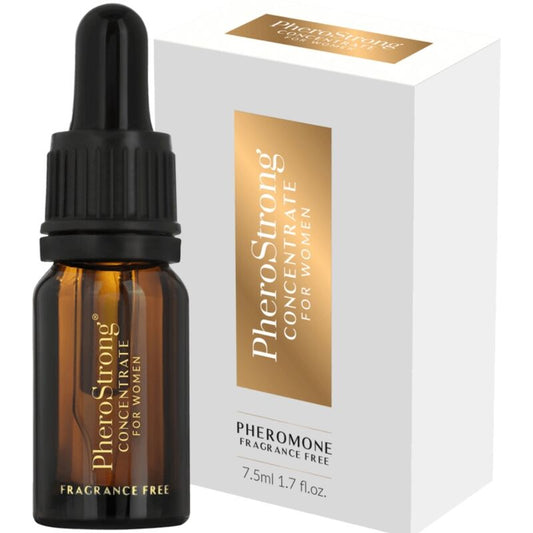 PheroStrong Pheromone Concentrate bottle and packaging on a white background