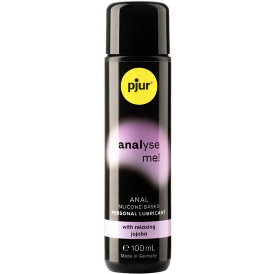 Bottle of pjur Anal Lubricant on a white background