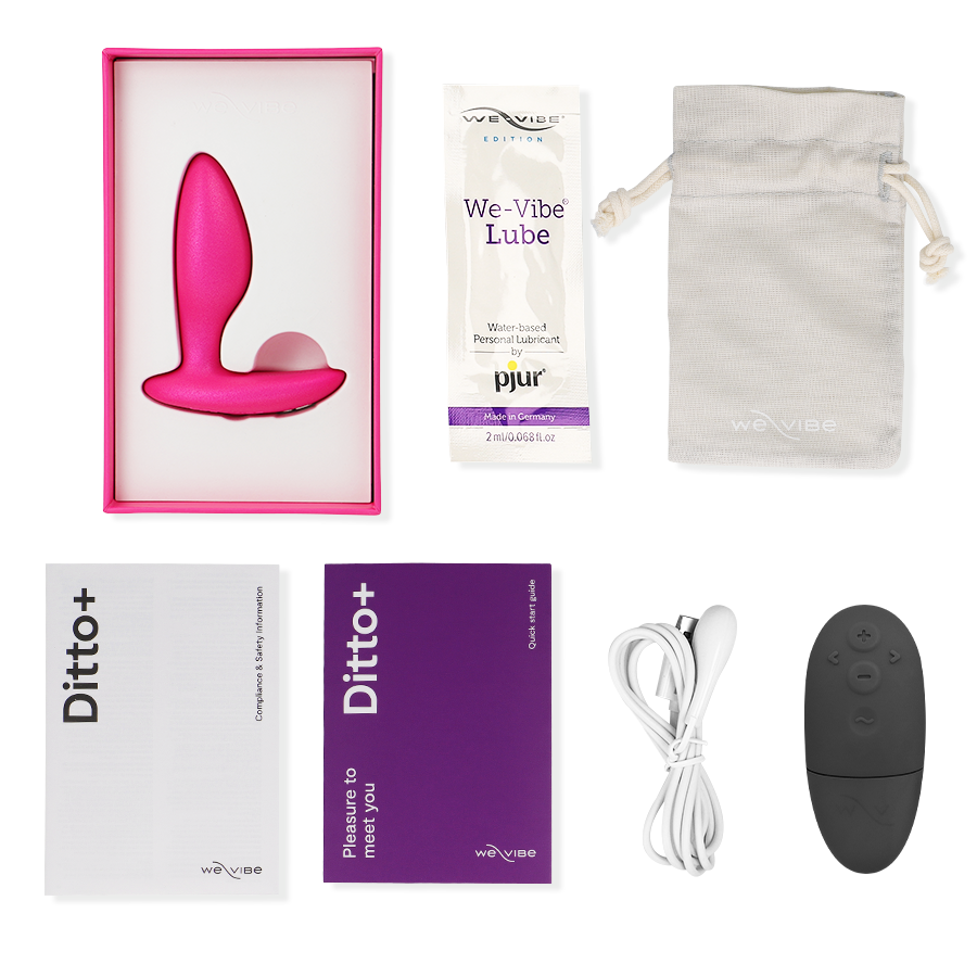 WE-VIBE - DITTO+ ANAL PLUG VIBRATOR BLACK