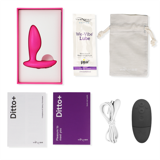 WE-VIBE - DITTO+ ANAL PLUG VIBRATOR BLACK