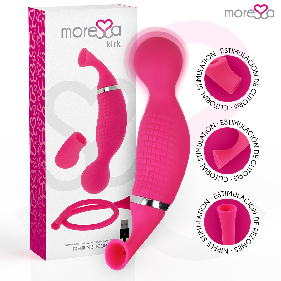 MORESSA - KIRK DUO STIMULATING WAVES + RECHARGEABLE PREMIUM SILICONE
