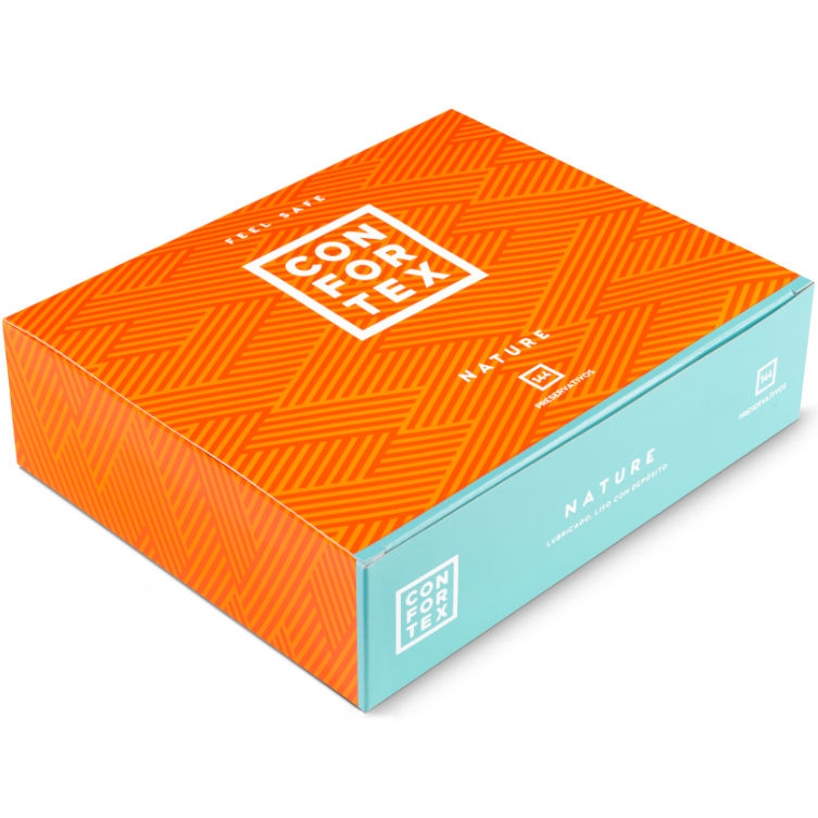 Orange and blue box with 'Comoros' branding on a white background