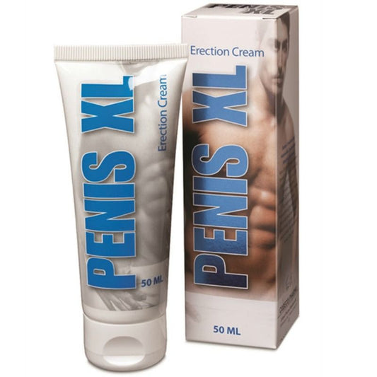 Penis XL Erection Cream tube and packaging on a white background