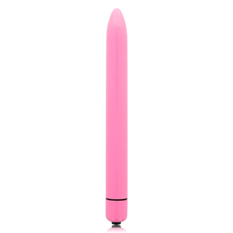Pink cylindrical object on a white background