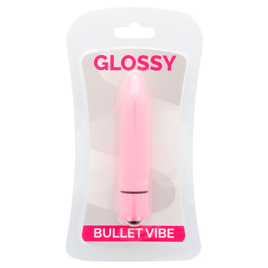 Pink bullet vibe in Glossy packaging on a white background
