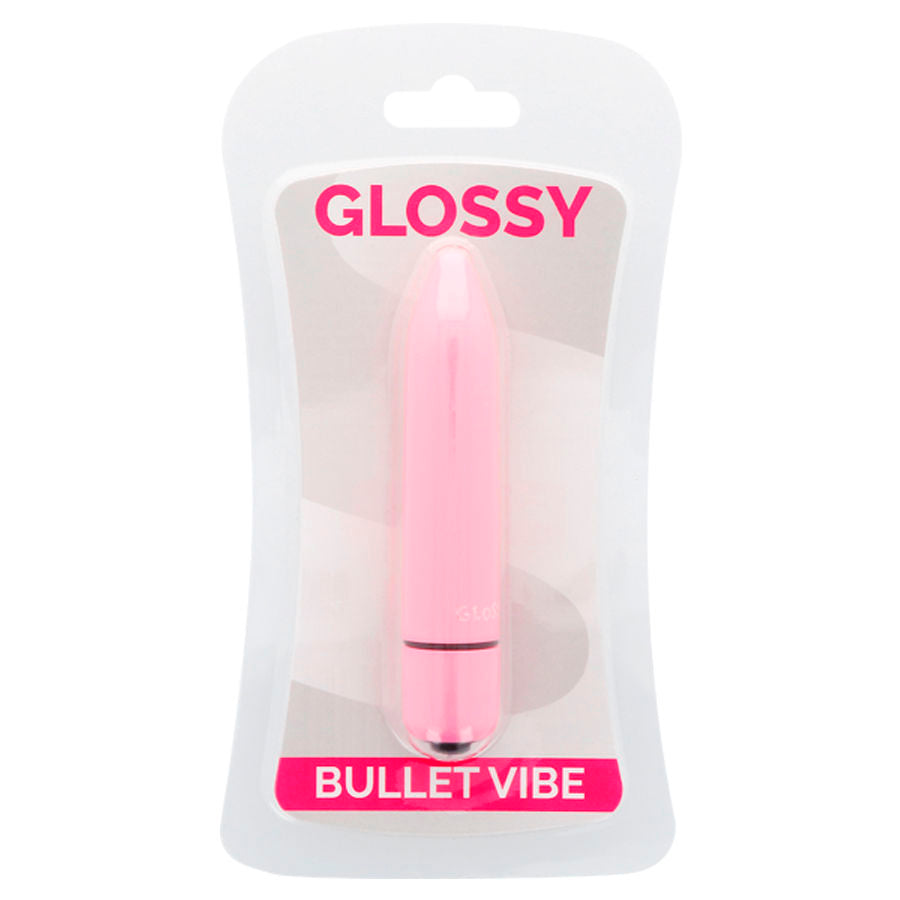 Pink bullet vibe in Glossy packaging on a white background