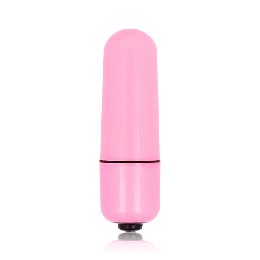 Pink cylindrical object on a white background