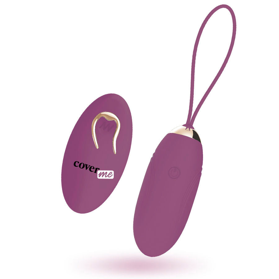 Purple personal safety device with a strap on a white background