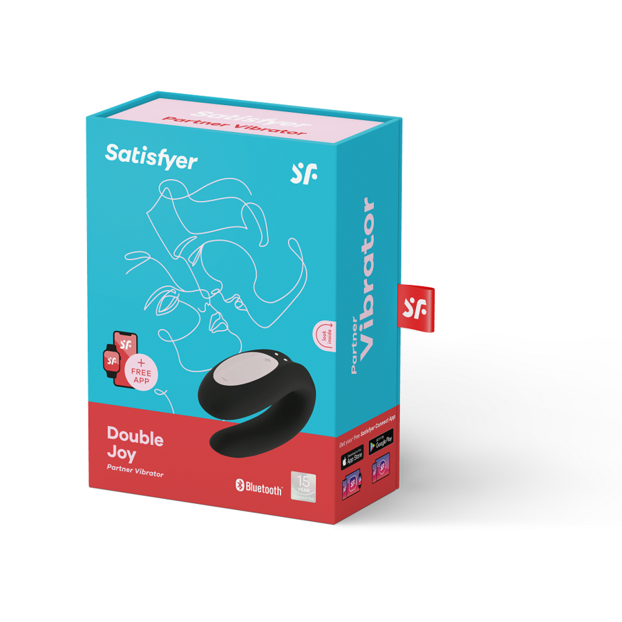 SATISFYER - DOUBLE JOY CON APP PURPLE