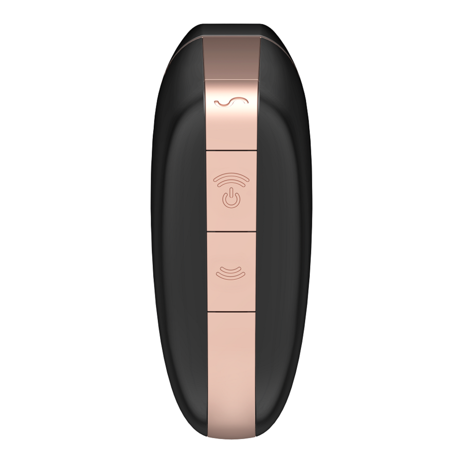 SATISFYER - LOVE TRIANGLE AIR PULSE STIMULATOR & VIBRATOR WHITE