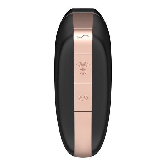 SATISFYER - LOVE TRIANGLE AIR PULSE STIMULATOR & VIBRATOR WHITE