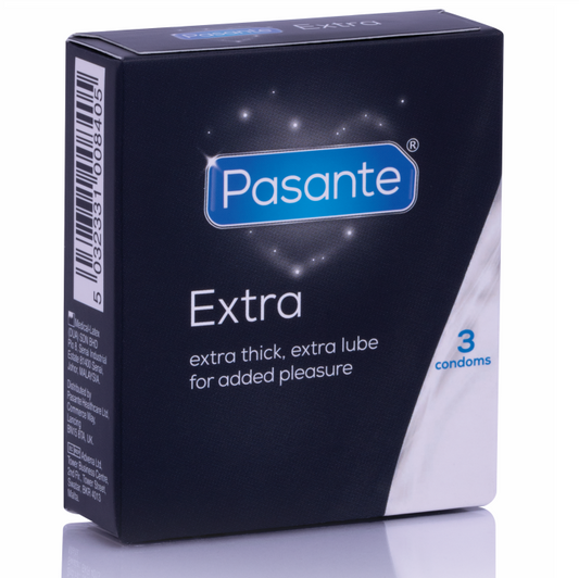 PASANTE - EXTRA CONDOM EXTRA THICK 3 UNITS by wellwetta