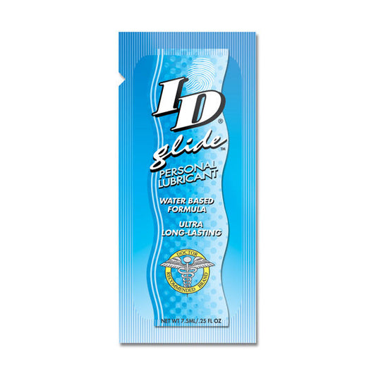 ID Glide personal lubricant packaging on a white background