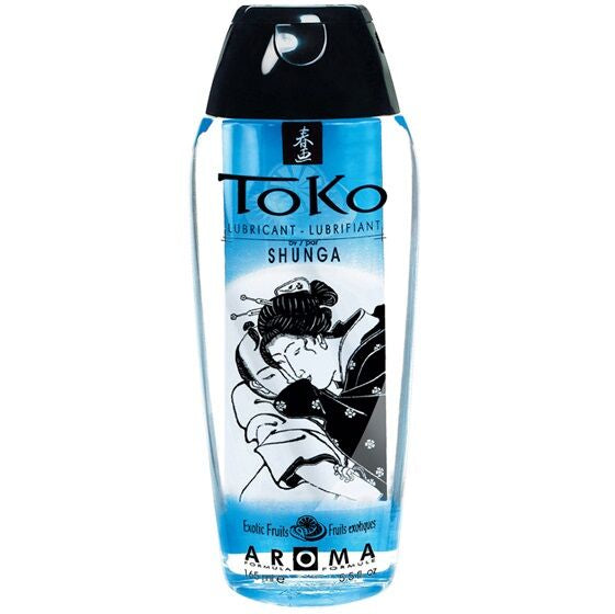 Toko lubricant bottle with Shunga branding on a white background