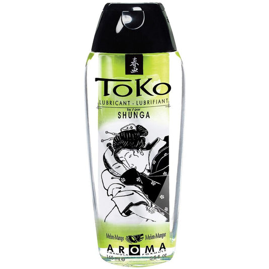 Toko lubricant bottle with black and white design on a white background