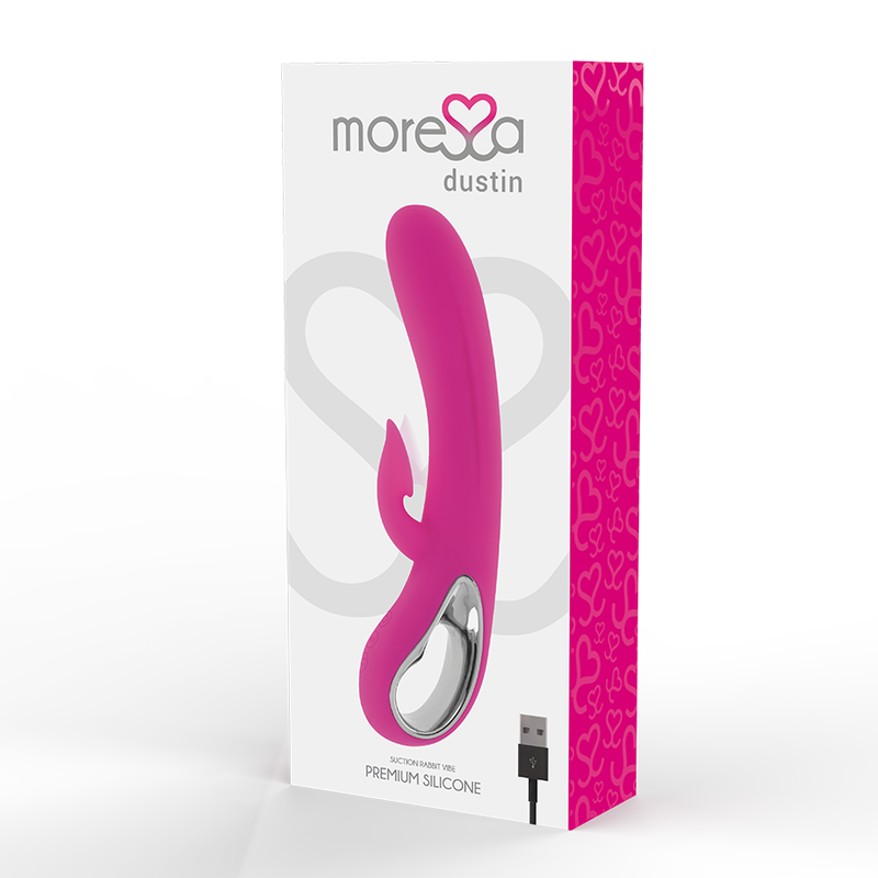 MORESSA - DUSTIN CLITORIAL STIMULATING WAVES AND POWERFUL VIBRATION PREMIUM SILICONE RECHARGEABLE