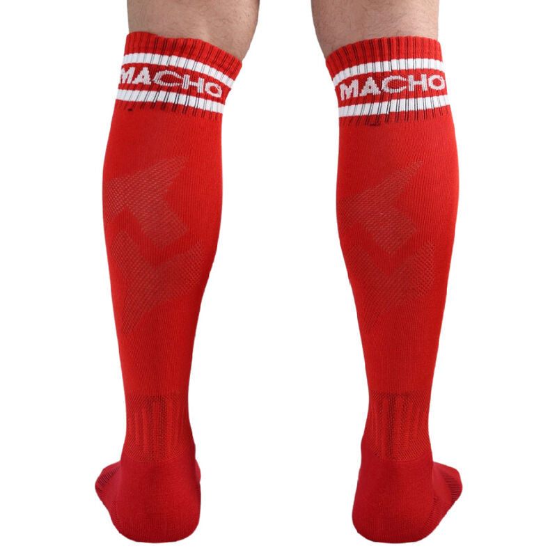 MACHO - LONG SOCKS ONE SIZE BLUE
